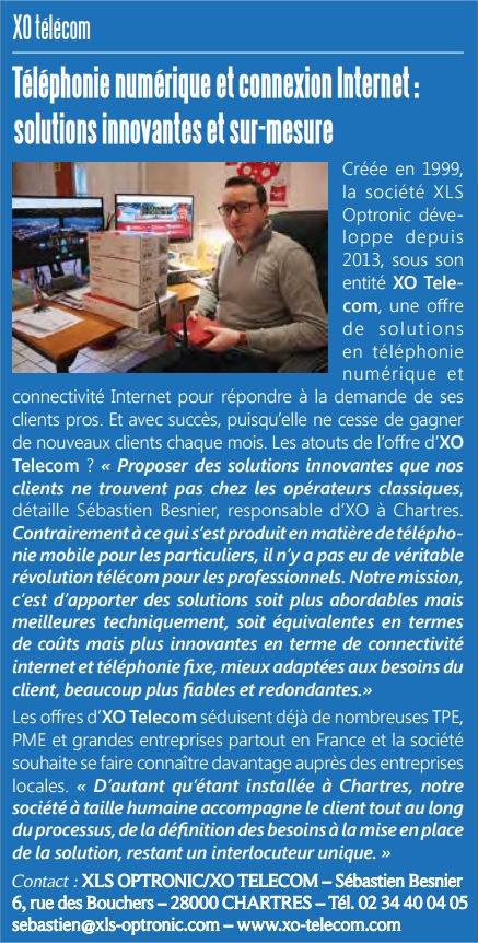 XO Telecom dans la presse locale !