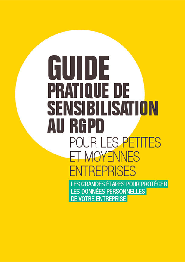 RGPD, le guide de la CNIL RGPD, le guide de la CNIL